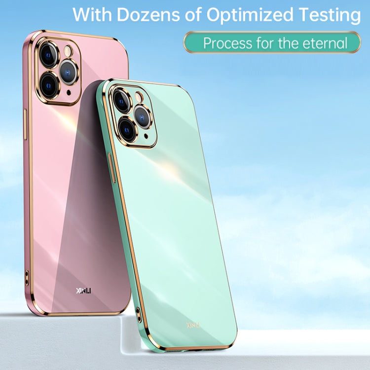 For iPhone 11 Pro XINLI Straight Edge 6D Electroplate TPU Phone Case (White) - HoMEdemic™ 
