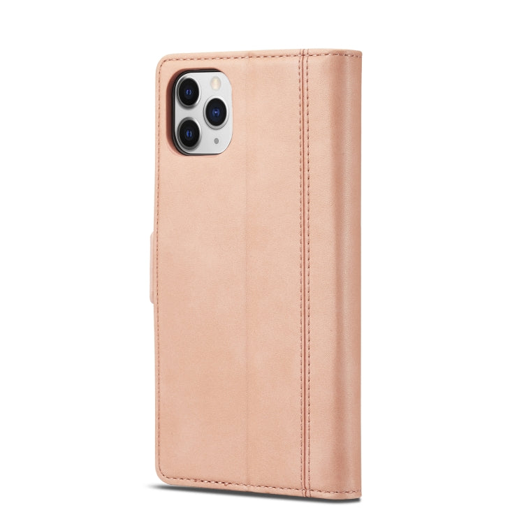 LC.IMEEKE Magnetic Buckle PU + TPU Horizontal Flip Leather Case with Holder & Card Slots & Wallet For iPhone 11 Pro Max(Rose Gold) - HoMEdemic™ 