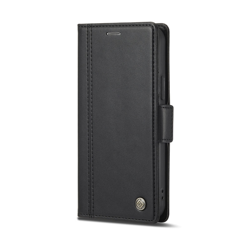 For iPhone 12 / 12 Pro LC.IMEEKE Magnetic Buckle PU + TPU Horizontal Flip Leather Case with Holder & Card Slots & Wallet(Black) - HoMEdemic™ 