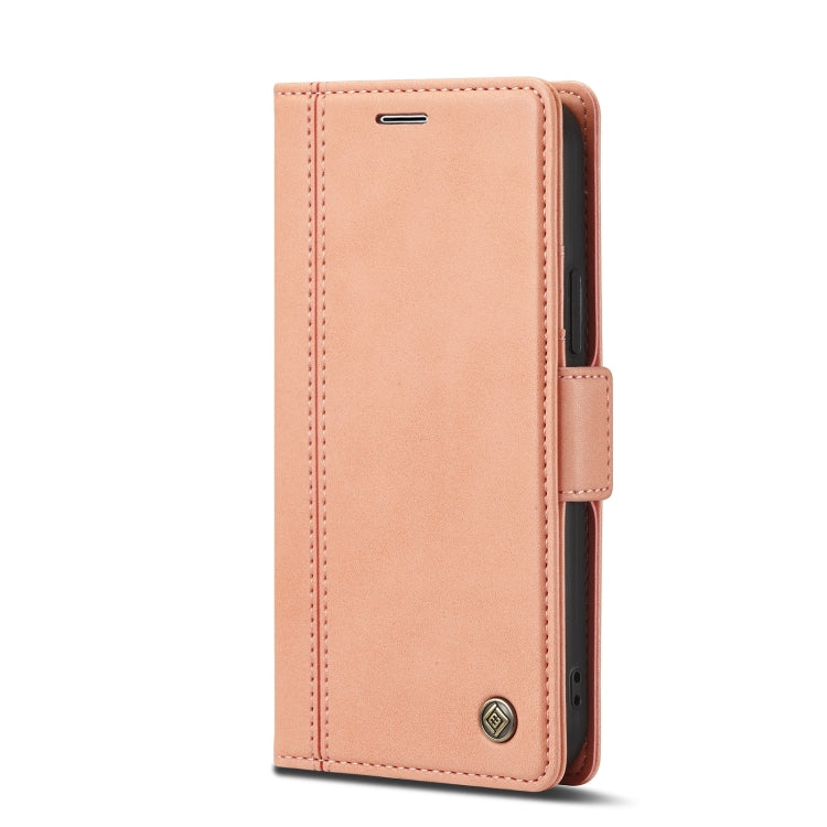 For iPhone 12 mini LC.IMEEKE Magnetic Buckle PU + TPU Horizontal Flip Leather Case with Holder & Card Slots & Wallet (Rose Gold) - HoMEdemic™ 