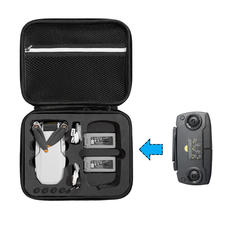 Shockproof Nylon Carrying Hard Case Storage Bag for DJI Mavic Mini SE, Size: 24 x 19 x 9cm(Black + Red Liner) - HoMEdemic™ 