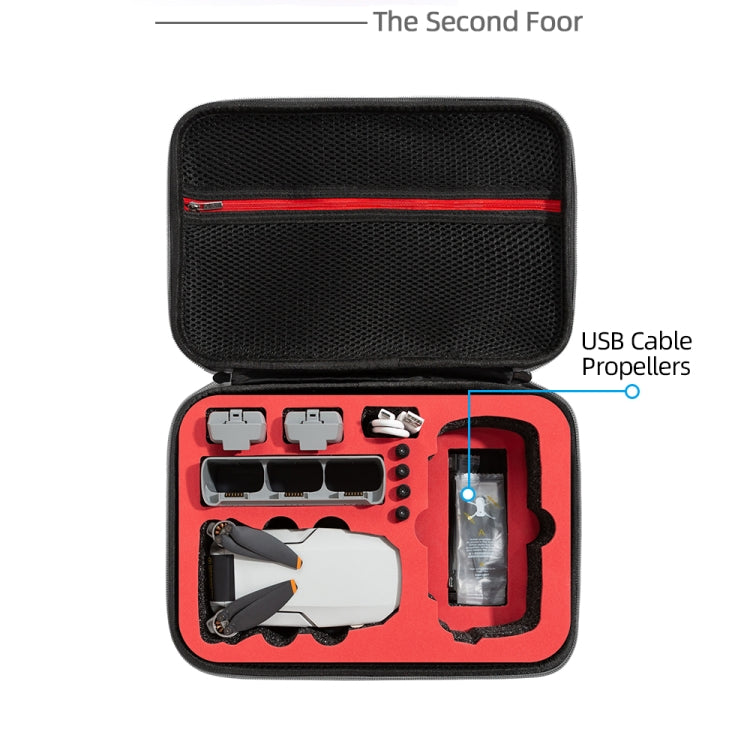 For DJI Mini SE Shockproof Carrying Hard Case Storage Bag, Size: 21.5 x 29.5 x 10cm(Grey + Black Liner) - HoMEdemic™ 