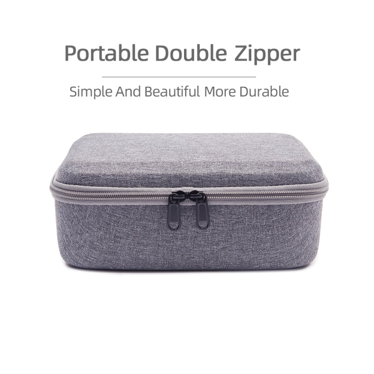 For DJI Mini SE Shockproof Carrying Hard Case Storage Bag, Size: 24 x 19 x 9cm(Grey + Red Liner) - HoMEdemic™ 