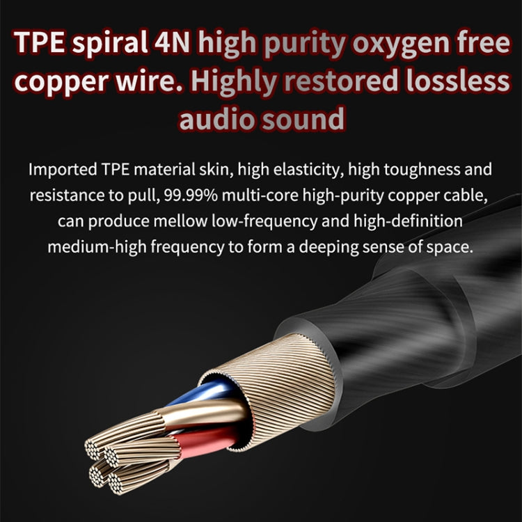 QKZ AK6 3.5mm In-Ear Wired Subwoofer Sports Earphone, Cable Length: About 1.2m(Red) - HoMEdemic™ 