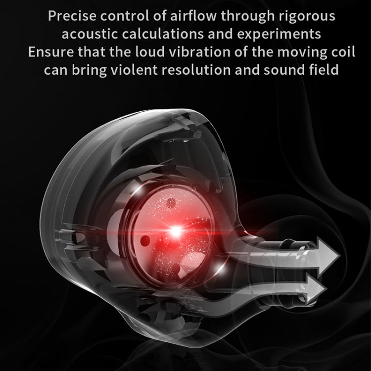 QKZ AK6 3.5mm In-Ear Wired Subwoofer Sports Earphone, Cable Length: About 1.2m(Red) - HoMEdemic™ 