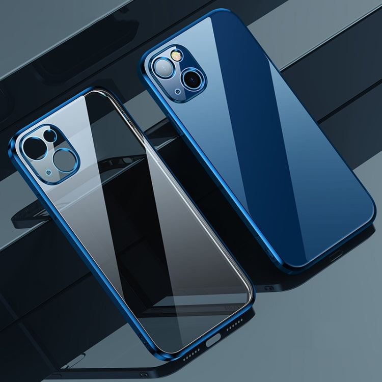 For iPhone 13 mini SULADA Elastic Silicone Edge Frame + TPU All-inclusive Anti-fall Case (Blue) - HoMEdemic™ 