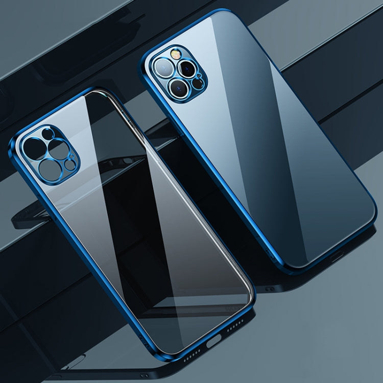 For iPhone 13 Pro Max SULADA Elastic Silicone Edge Frame + TPU All-inclusive Anti-fall Case (Blue) - HoMEdemic™ 