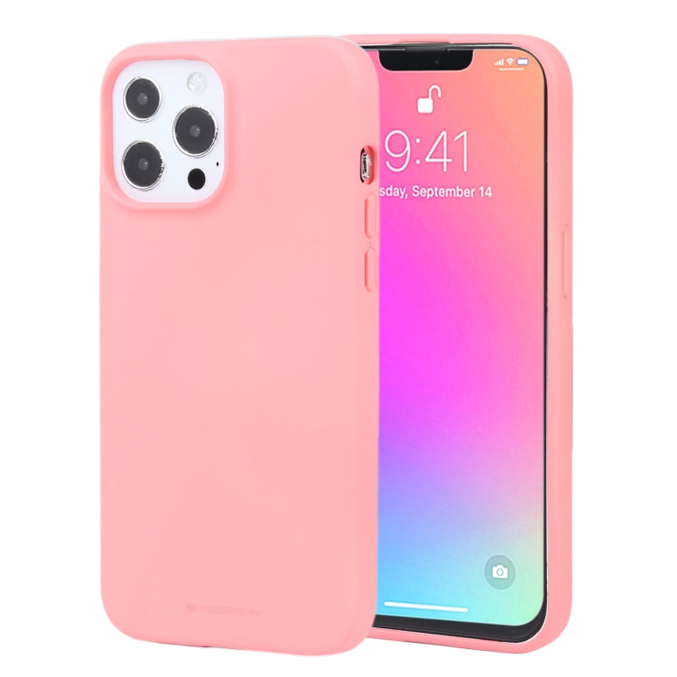 For iPhone 13 Pro GOOSPERY SOFT FEELING Liquid TPU Shockproof Soft Case (Pink) - HoMEdemic™ 