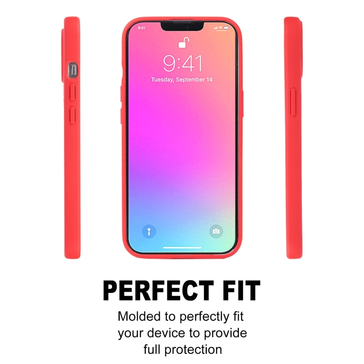 For iPhone 13 Pro Max GOOSPERY SOFT FEELING Liquid TPU Shockproof Soft Case (Light Pink) - HoMEdemic™ 