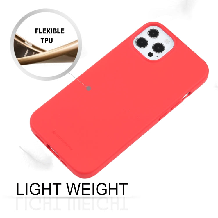 For iPhone 13 Pro Max GOOSPERY SOFT FEELING Liquid TPU Shockproof Soft Case (Light Pink) - HoMEdemic™ 