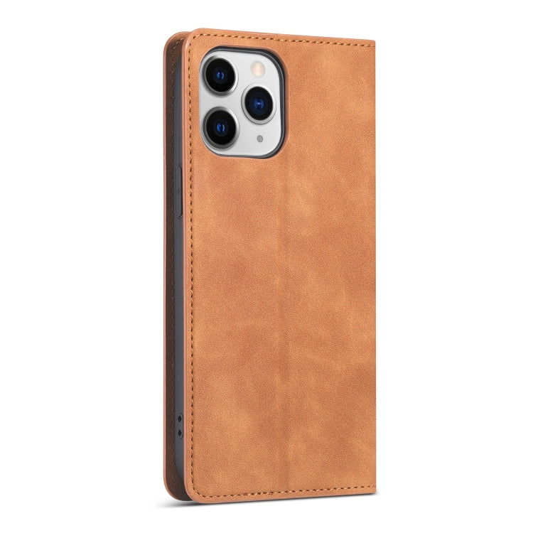 For iPhone 13 Pro Forwenw Dream Series Magnetic Oil Edge Horizontal Flip Leather Case with Holder & Card Slot & Photo Frame & Wallet (Brown) - HoMEdemic™ 