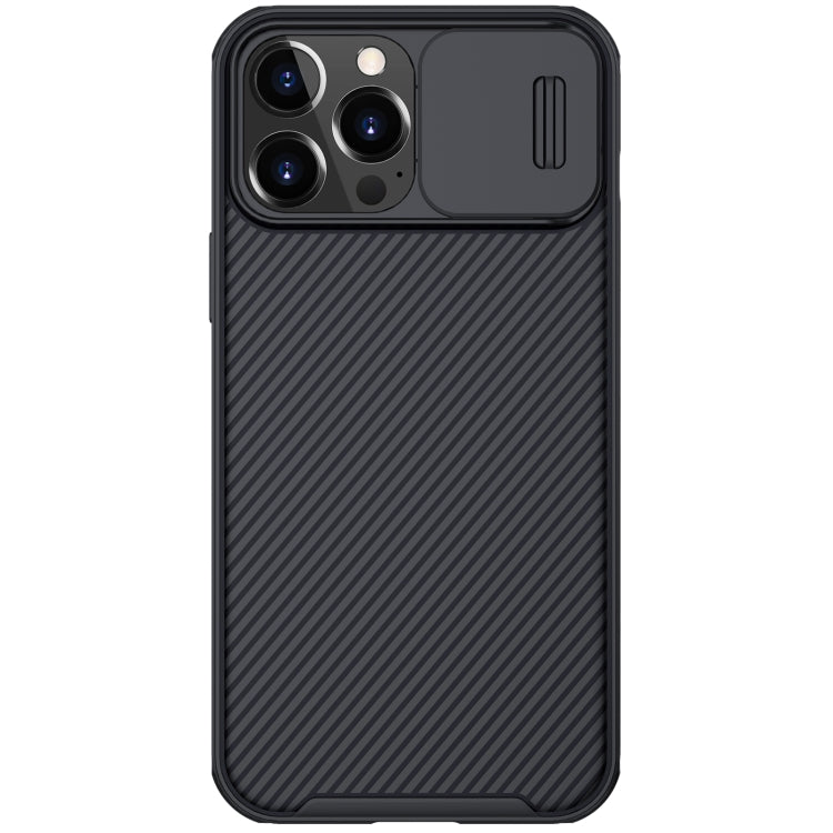 For iPhone 13 Pro Max NILLKIN Black Mirror Pro Series Camshield Full Coverage Dust-proof Scratch Resistant Phone Case (Black) - HoMEdemic™ 