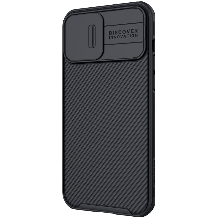 For iPhone 13 Pro Max NILLKIN Black Mirror Pro Series Camshield Full Coverage Dust-proof Scratch Resistant Phone Case (Black) - HoMEdemic™ 