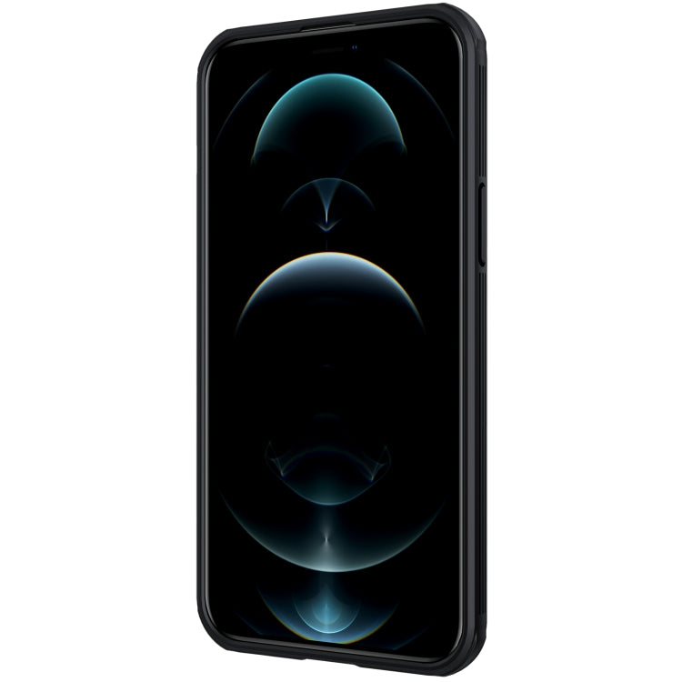 For iPhone 13 Pro Max NILLKIN Black Mirror Pro Series Camshield Full Coverage Dust-proof Scratch Resistant Phone Case (Black) - HoMEdemic™ 