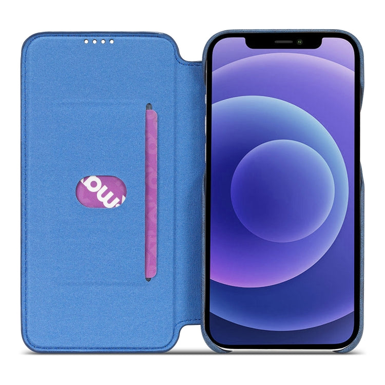 For iPhone 13 Pro LC.IMEEKE Hon Ancient Series Horizontal Flip Leather Case with Holder & Card Slot (Blue) - HoMEdemic™ 