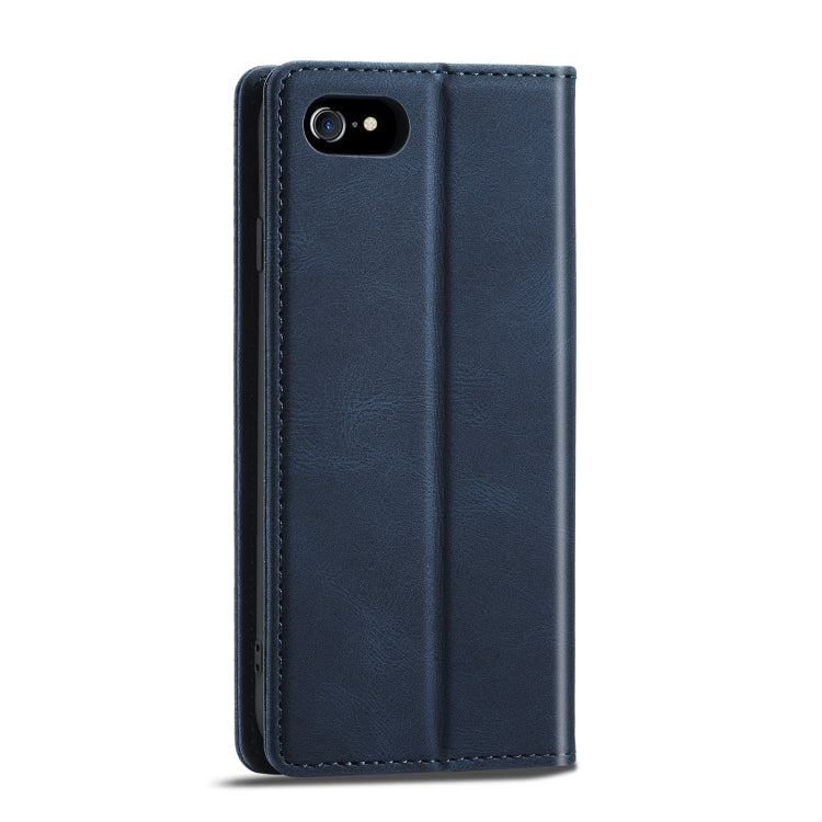 Forwenw F2 Series Magnetic Horizontal Flip Leather Case with Holder & Card Slots & Wallet For iPhone 8 Plus / 7 Plus(Blue) - HoMEdemic™ 