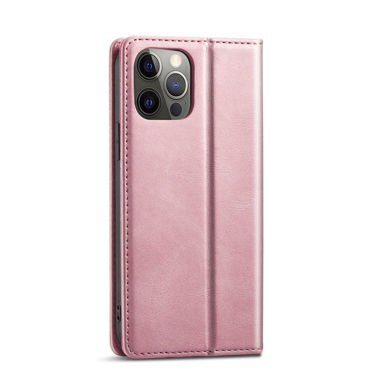 For iPhone 11 Pro Max Forwenw F2 Series Magnetic Horizontal Flip Leather Case with Holder & Card Slots & Wallet (Rose Gold) - HoMEdemic™ 