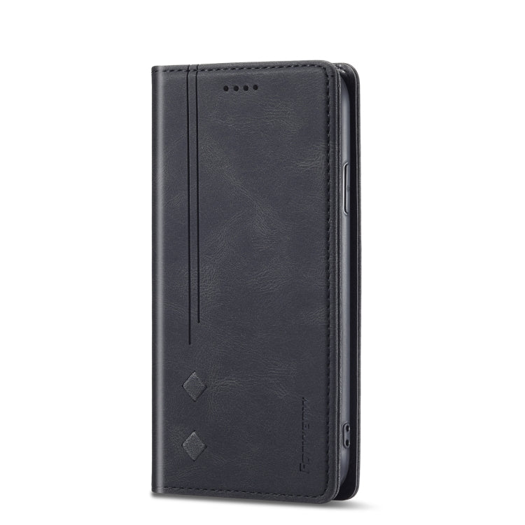 For iPhone 13 Forwenw F2 Series Magnetic Horizontal Flip Leather Case with Holder & Card Slots & Wallet(Black) - HoMEdemic™ 