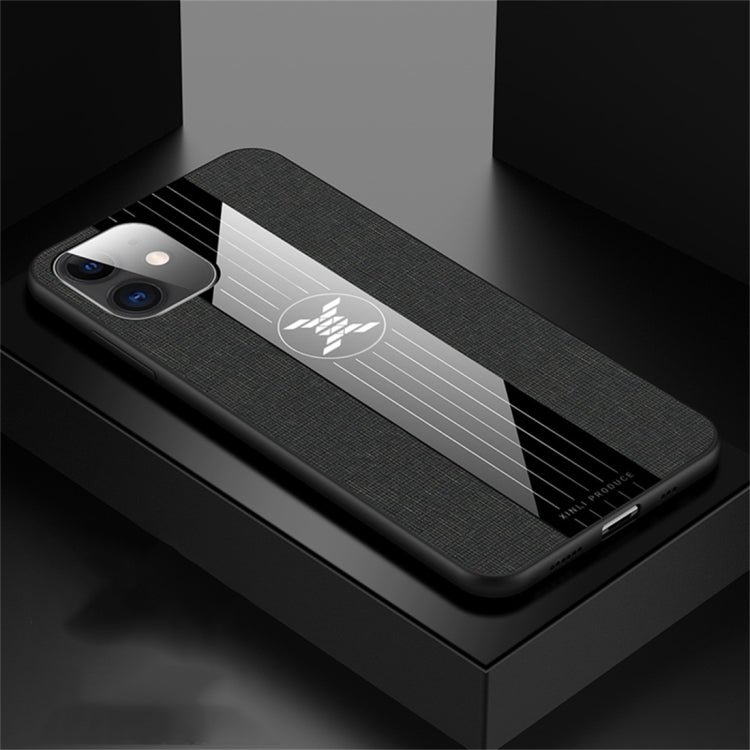 For iPhone 11 XINLI Stitching Cloth Textue Shockproof TPU Protective Case(Black) - HoMEdemic™ 