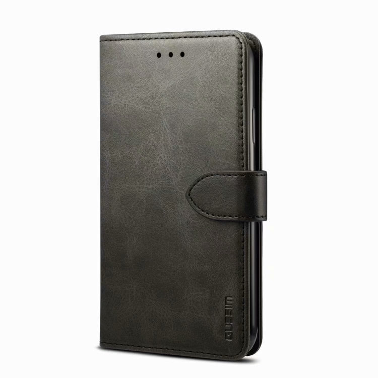 For iPhone 13 Pro GUSSIM Business Style Horizontal Flip Leather Case with Holder & Card Slots & Wallet (Black) - HoMEdemic™ 
