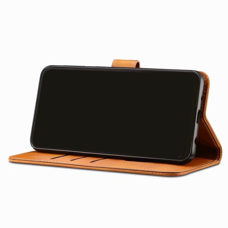 For iPhone 13 Pro Max GUSSIM Business Style Horizontal Flip Leather Case with Holder & Card Slots & Wallet (Brown) - HoMEdemic™ 