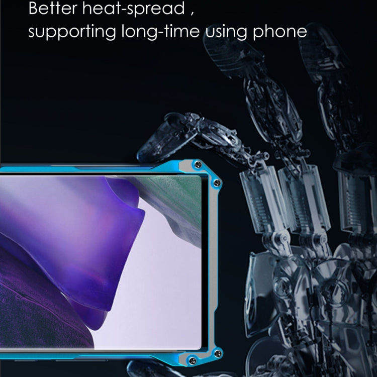 For iPhone 13 mini R-JUST Shockproof Armor Metal Protective Case (Blue) - HoMEdemic™ 