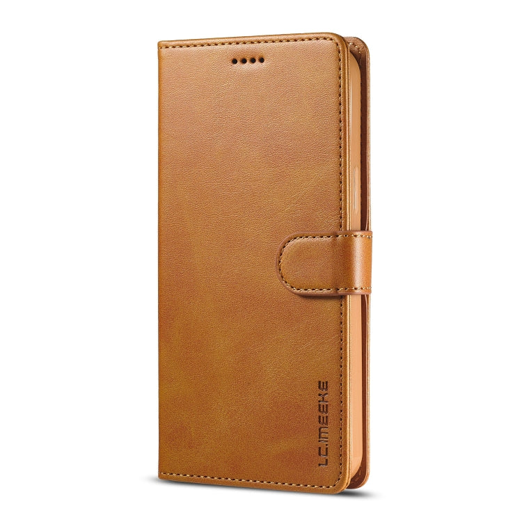 For iPhone 13 Pro LC.IMEEKE Calf Texture Horizontal Flip Leather Case with Holder & Card Slots & Wallet (Yellow) - HoMEdemic™ 
