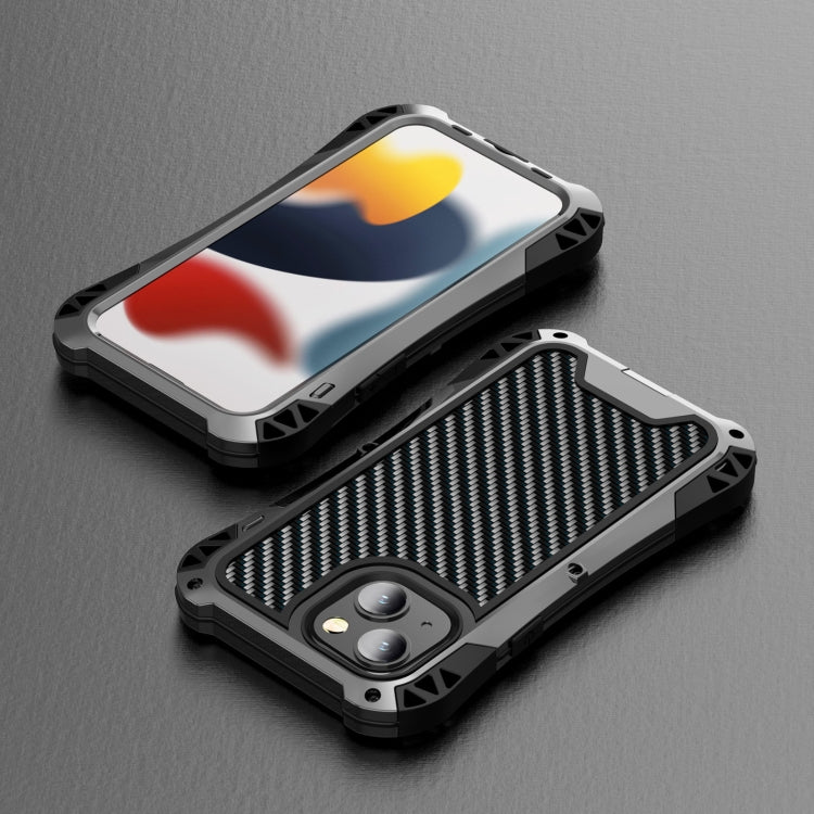For iPhone 13 Pro R-JUST AMIRA Shockproof Dustproof Waterproof Metal Protective Case (Black) - HoMEdemic™ 