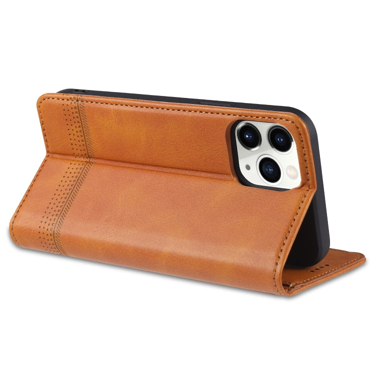 For iPhone 13 Pro AZNS Magnetic Calf Texture Horizontal Flip Leather Case with Card Slots & Holder & Wallet (Red) - HoMEdemic™ 