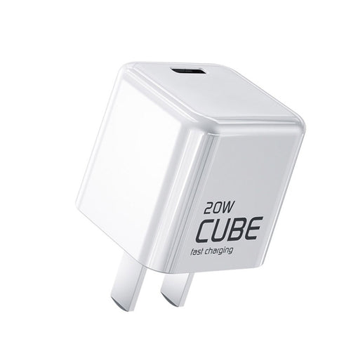 WK WP-U68 King Kong Series 20W PD USB-C / Type-C Mini Cube Super Charger, CN Plug - HoMEdemic™ 