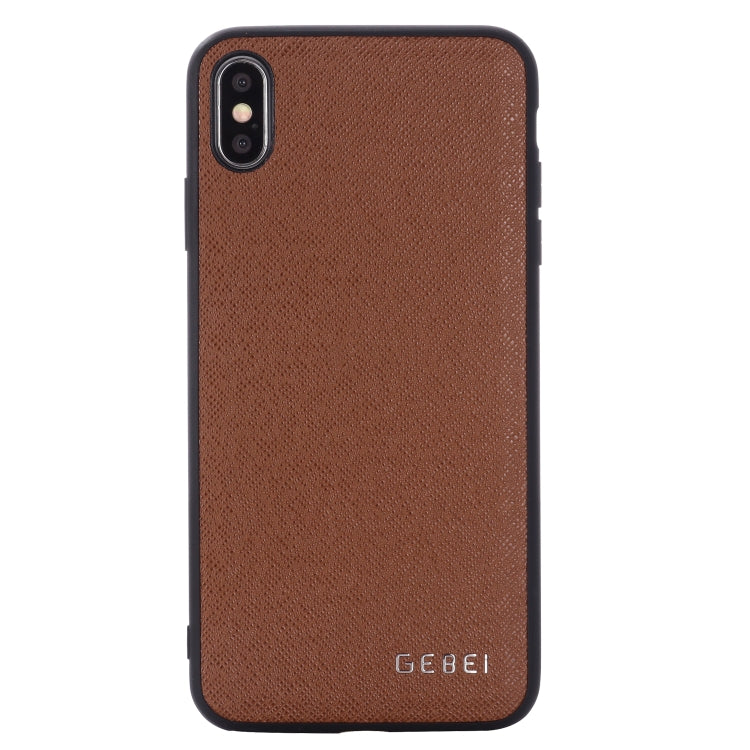 For iPhone 11 GEBEI Full-coverage Shockproof Leather Protective Case(Brown) - HoMEdemic™ 