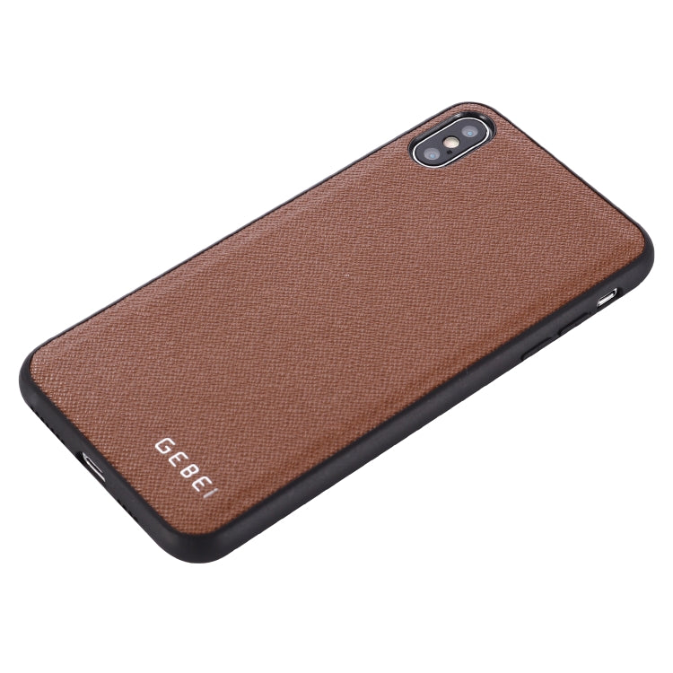 For iPhone 11 GEBEI Full-coverage Shockproof Leather Protective Case(Brown) - HoMEdemic™ 