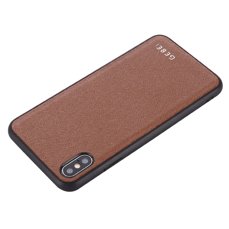 For iPhone 11 GEBEI Full-coverage Shockproof Leather Protective Case(Brown) - HoMEdemic™ 