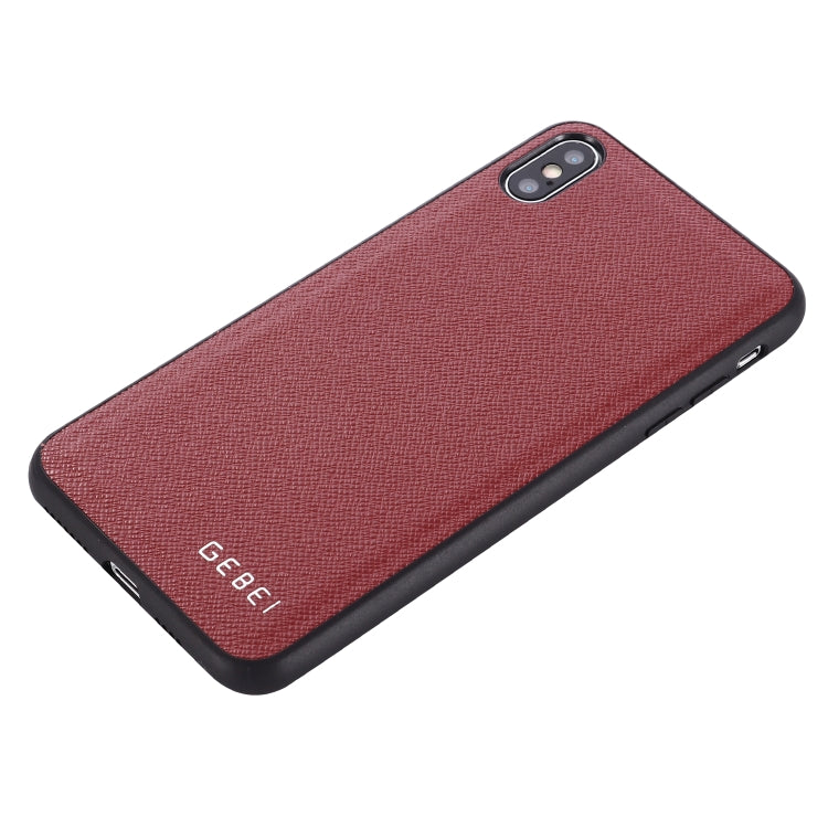 For iPhone 11 GEBEI Full-coverage Shockproof Leather Protective Case(Red) - HoMEdemic™ 
