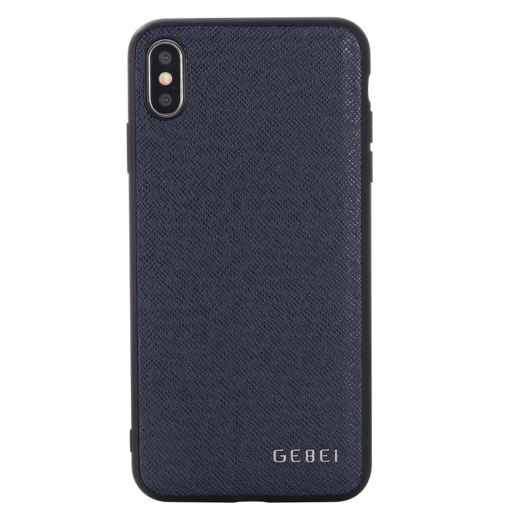 For iPhone 11 GEBEI Full-coverage Shockproof Leather Protective Case(Blue) - HoMEdemic™ 