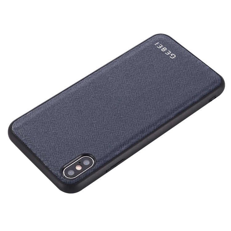 For iPhone 11 GEBEI Full-coverage Shockproof Leather Protective Case(Blue) - HoMEdemic™ 