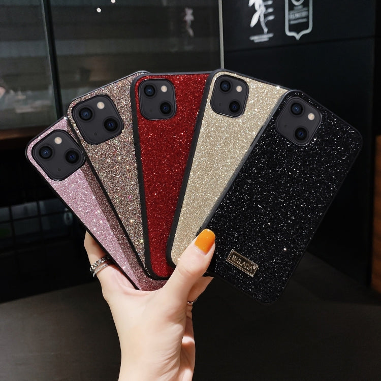 For iPhone 13 mini SULADA Shockproof TPU + Handmade Leather Case (Red) - HoMEdemic™ 