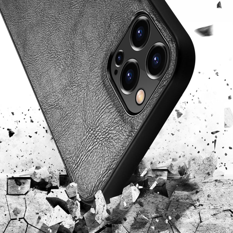 For iPhone 13 mini SULADA Shockproof TPU + Handmade Leather Protective Case (Orange) - HoMEdemic™ 