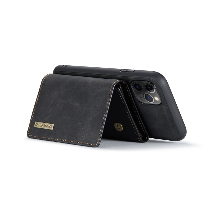 DG.MING M1 Series 3-Fold Multi Card Wallet  Back Cover Shockproof Case with Holder Function For iPhone 11 Pro(Black) - HoMEdemic™ 