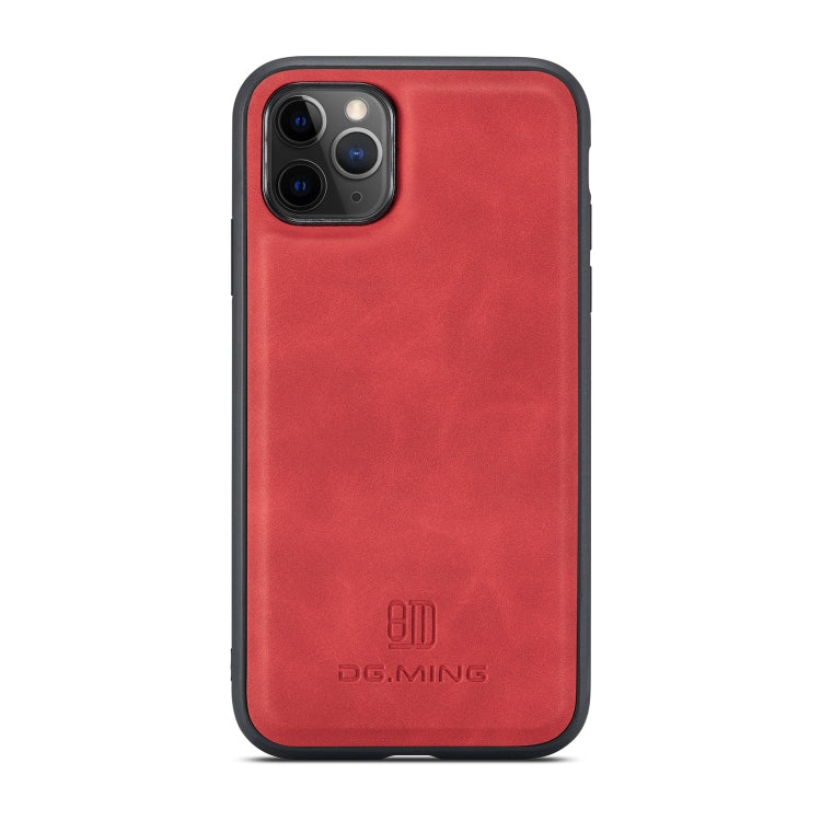 DG.MING M1 Series 3-Fold Multi Card Wallet  Back Cover Shockproof Case with Holder Function For iPhone 11 Pro(Red) - HoMEdemic™ 