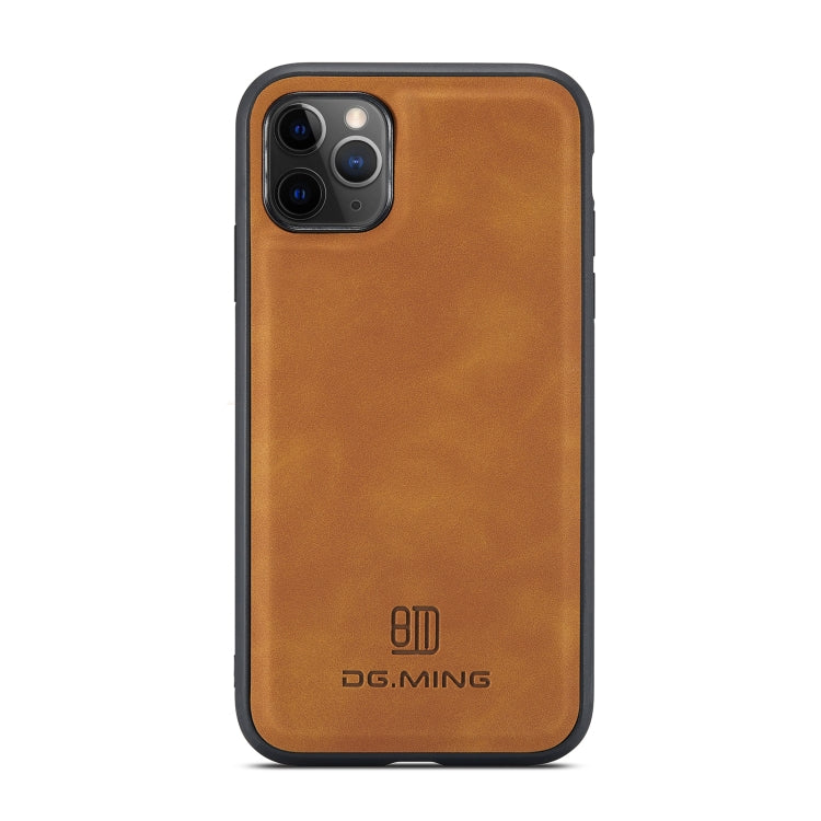 DG.MING M2 Series 3-Fold Multi Card Bag Back Cover Shockproof Case with Wallet & Holder Function For iPhone 11 Pro Max(Brown) - HoMEdemic™ 