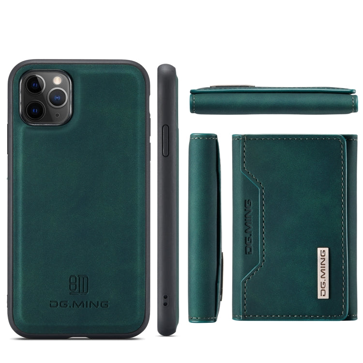 DG.MING M2 Series 3-Fold Multi Card Bag Back Cover Shockproof Case with Wallet & Holder Function For iPhone 11 Pro Max(Green) - HoMEdemic™ 