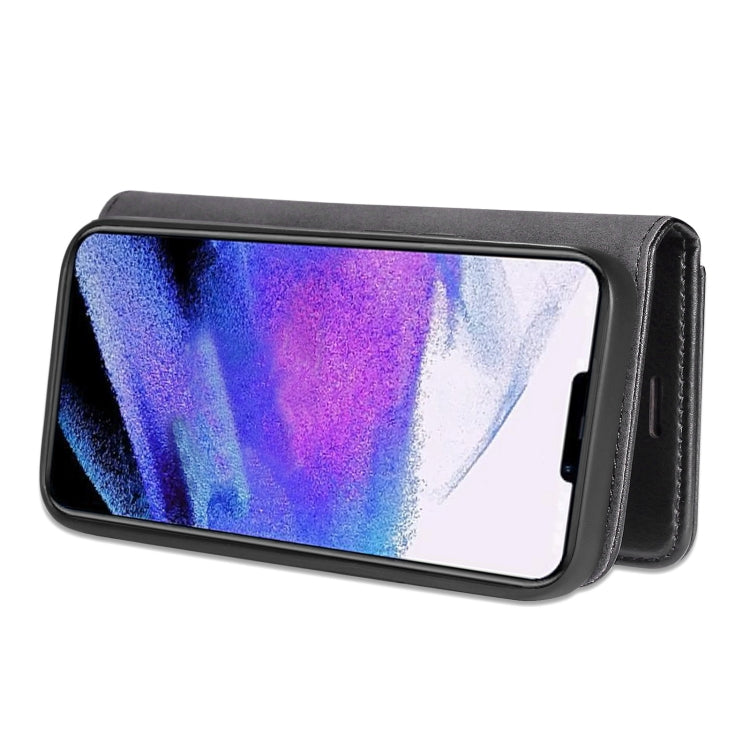 For iPhone 13 Pro DG.MING Crazy Horse Texture Flip Detachable Magnetic Leather Case with Holder & Card Slots & Wallet (Black) - HoMEdemic™ 