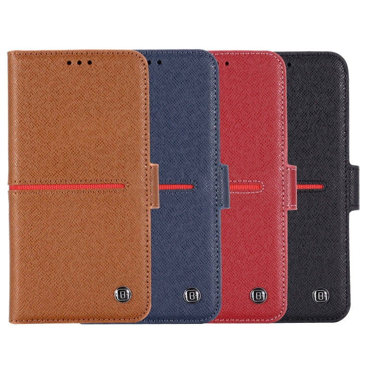 For iPhone 11 GEBEI Top-grain Leather Horizontal Flip Protective Case with Holder & Card Slots & Wallet & Photo Frame(Blue) - HoMEdemic™ 
