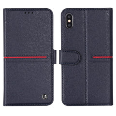 GEBEI Top-grain Leather Horizontal Flip Protective Case with Holder & Card Slots & Wallet & Photo Frame, For iPhone 11, For iPhone 11 Pro, For iPhone 11 Pro Max, For iPhone XS / X, For iPhone XR, For iPhone XS Max - HoMEdemic™ 
