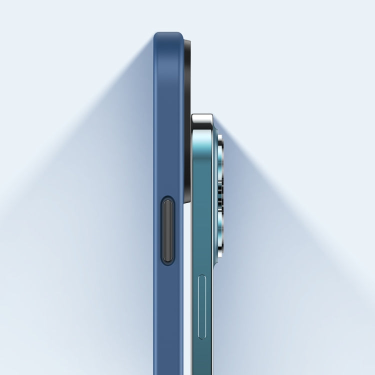 For iPhone 13 Pro Max ROCK PC + TPU Udun Transparent Protective Case (Blue) - HoMEdemic™ 