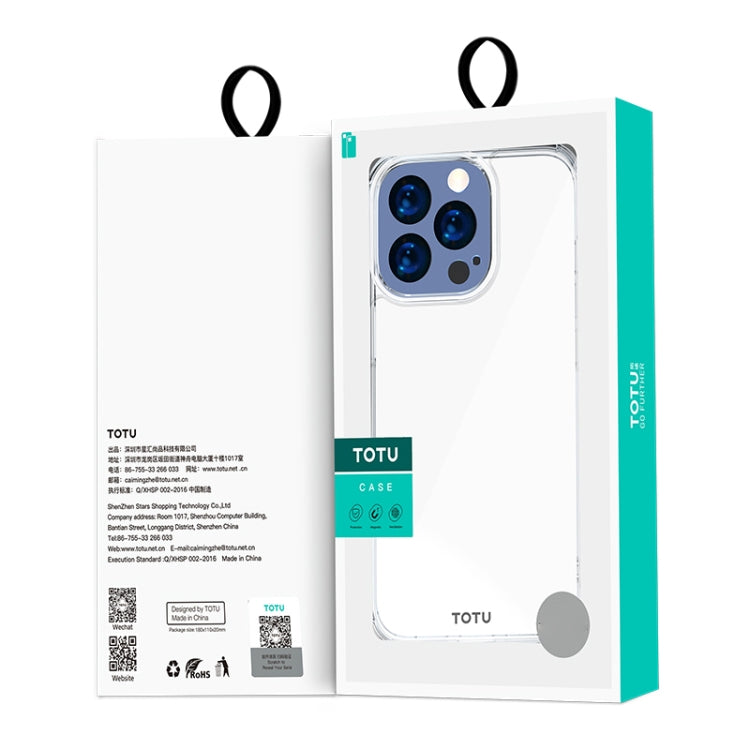 For iPhone 13 Pro TOTUDESIGN AA-106 Crystal Shield Series Droppoof TPU Protective Case (Transparent) - HoMEdemic™ 