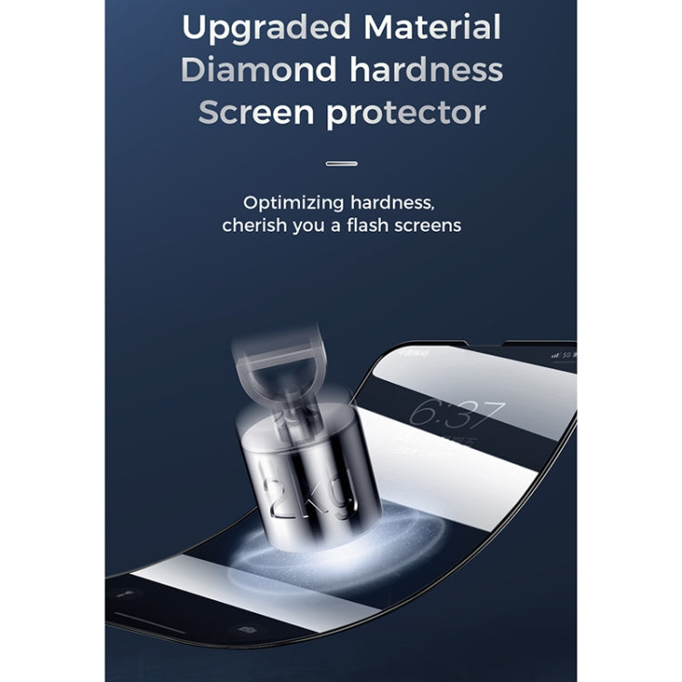 For iPhone 13 / 13 Pro JOYROOM JR-PF902 Knight Series 2.5D Silk Screen Full Screen Anti-spy Tempered Glass Film - HoMEdemic™ 