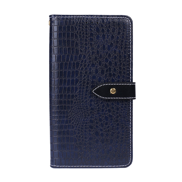 For iPhone 13 idewei Crocodile Texture Horizontal Flip Leather Case with Holder & Card Slots & Wallet(Dark Blue) - HoMEdemic™ 