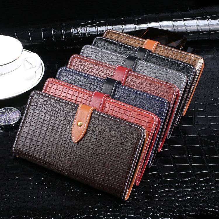 For iPhone 13 idewei Crocodile Texture Horizontal Flip Leather Case with Holder & Card Slots & Wallet(Red) - HoMEdemic™ 